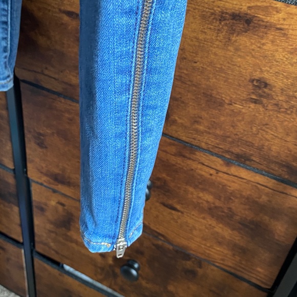 Levi’s Mile High Super Skinny Jeans with Side Zippers Size 31 (fits like 29-30) - Picture 4 of 10